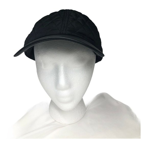 FABLETICS Quilted Cap Hat Black Adjustable - Picture 4 of 6